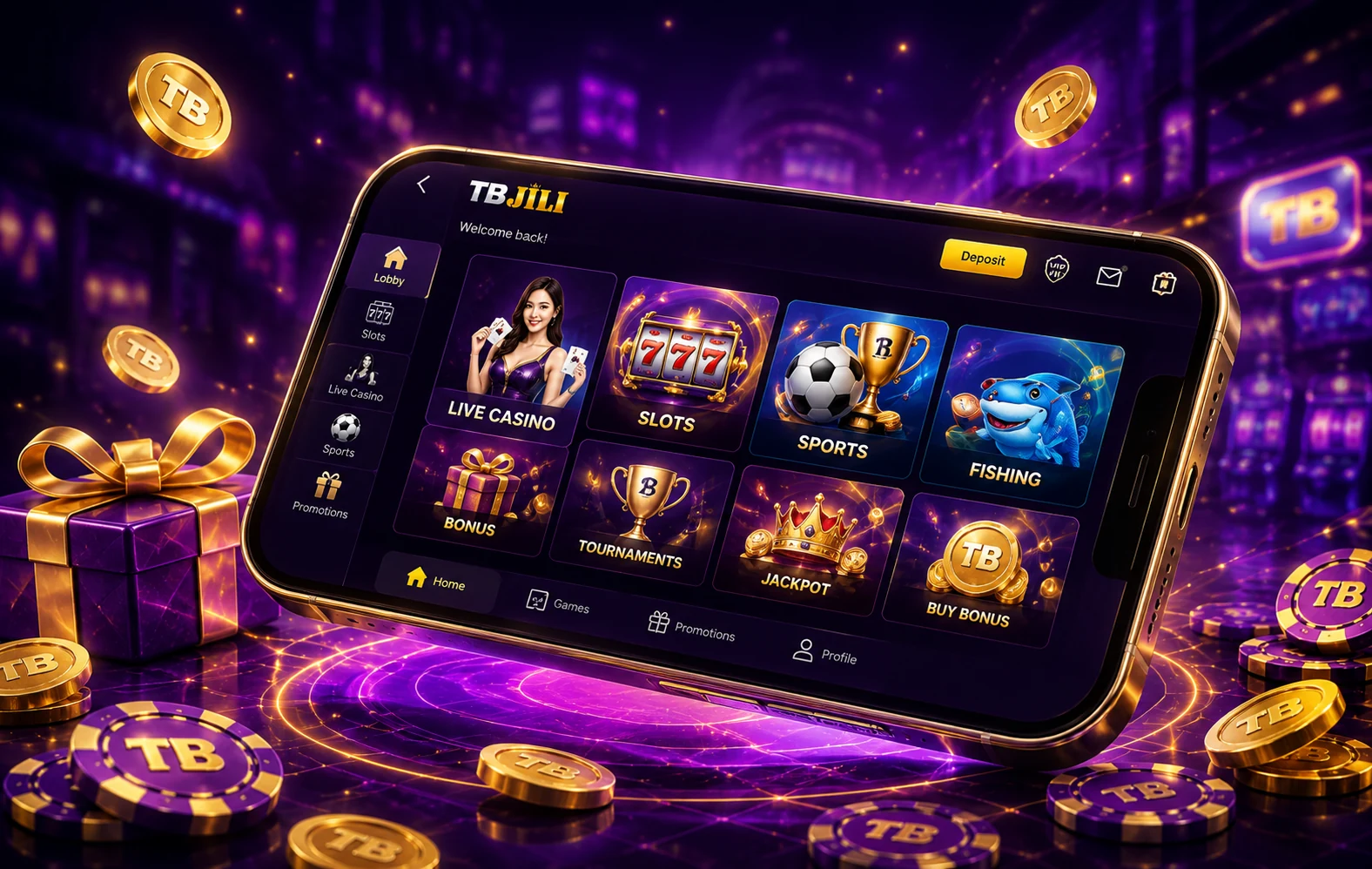 TBJILI mobile gaming experience
